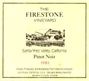 Firestone_pinot noir 1981